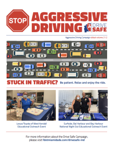 Aggressive Driver Campaign - Drive Safe - Stuck in Traffic, Be Patient