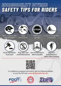 Safety Tips for Riders Tip Card