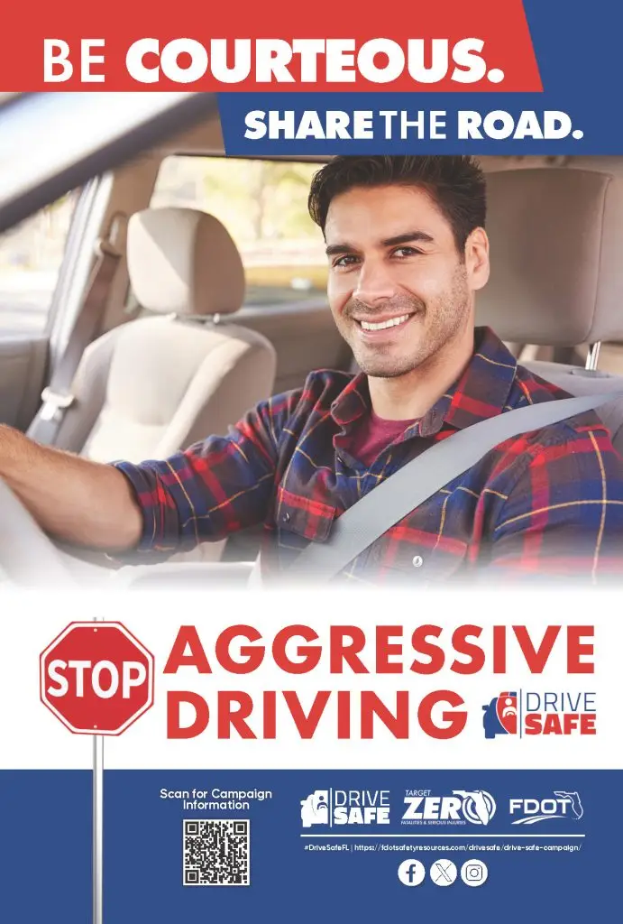 Aggressive Driving Drive Safe Campaign Tip Cards