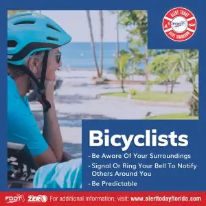 Bicyclist Social Media Post English